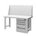 天鋼 WB-67+EGA7041工具櫃 標準型工作桌 寬1800mm 單櫃款 含掛板組+插座組 天鋼 WB-67+EGA7041工具櫃 標準型工作桌 寬1800mm 單櫃款 含掛板組+插座組
