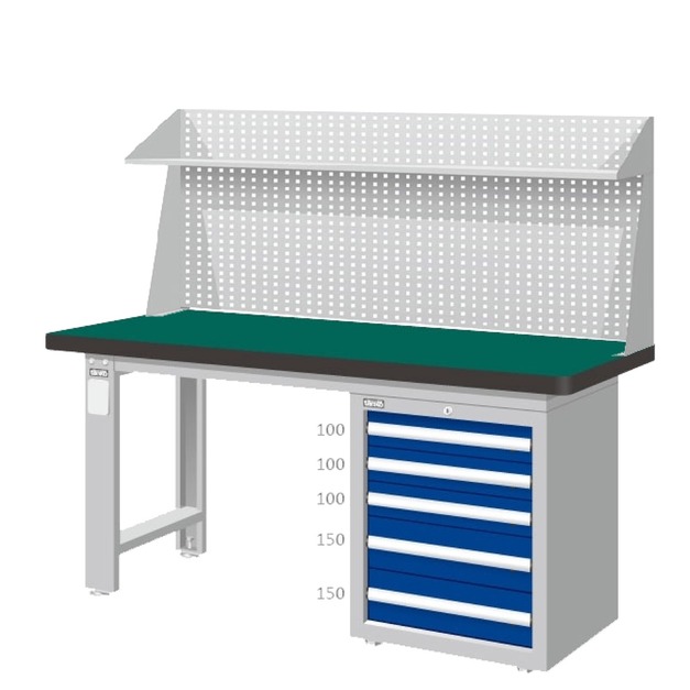 天鋼 WAS-67051 重量型工作桌 單櫃款 寬1800mm 含上架組(3) 天鋼 WAS-67051 重量型工作桌 單櫃款 寬1800mm 含上架組(3)