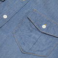 男士再生棉牛仔襯衫 - 深藍_4 男士再生棉牛仔襯衫 - 深藍_4