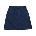 女士牛仔再生棉彈性挺版A字短裙 - 深藍 女士牛仔再生棉彈性挺版A字短裙 - 深藍