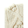 高原女士手編連帽圍巾 - 米白_1 高原女士手編連帽圍巾 - 米白_1