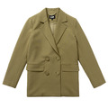 女士休閒西裝外套-苔綠_1 女士休閒西裝外套-苔綠_1