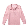 氣質絲帶領結襯衫-玫粉_1 氣質絲帶領結襯衫-玫粉_1