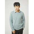 香巴拉男士氂牛絨針織毛衣-霧藍 香巴拉男士氂牛絨針織毛衣-霧藍