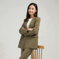 女士休閒西裝外套-苔綠 女士休閒西裝外套-苔綠