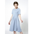 尋繹女士修身連身裙-淺灰藍 尋繹女士修身連身裙-淺灰藍