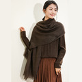藝術家氂牛絨原色圍巾 - 深棕_2 藝術家氂牛絨原色圍巾 - 深棕_2