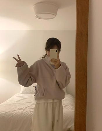 |粉 現貨| 溫暖立領搖粒絨上衣 |粉 現貨| 溫暖立領搖粒絨上衣