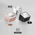 鋁合金迷你標價牌 3×3 公分|黑銀玫瑰金 立放平放 晶透面板 鋁合金迷你標價牌 3×3 公分|黑銀玫瑰金 立放平放 晶透面板
