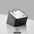 鋁合金迷你標價牌 3×3 公分|黑銀玫瑰金 立放平放 晶透面板_4 鋁合金迷你標價牌 3×3 公分|黑銀玫瑰金 立放平放 晶透面板_4