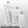直橫兩用桌牌 A3 A4 A5|黑白兩色 可壁掛 圓角桌面立牌_5 直橫兩用桌牌 A3 A4 A5|黑白兩色 可壁掛 圓角桌面立牌_5