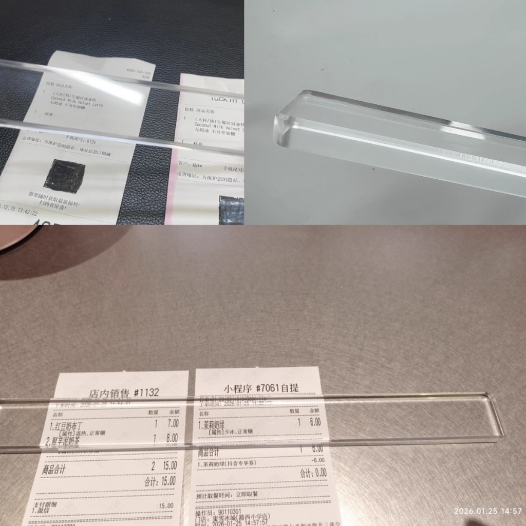 桌面壓單器壓在單據上的使用情境