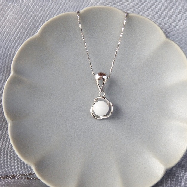 薔薇之心-母乳飾品-項鍊 薔薇之心-母乳飾品-項鍊