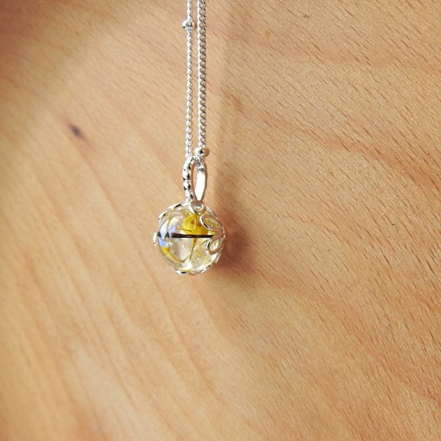 愛的花語-胎毛飾品-項鍊 愛的花語-胎毛飾品-項鍊