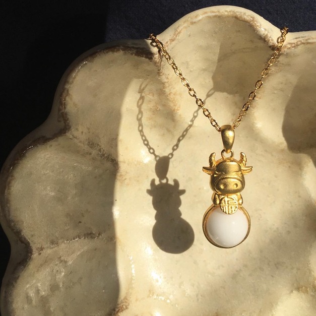 金牛納福-母乳飾品-項鍊 金牛納福-母乳飾品-項鍊