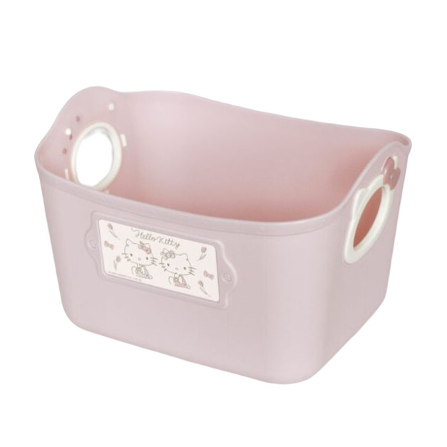 Hello Kitty 日製方形軟式收納盒 2.5L (粉) Hello Kitty 日製方形軟式收納盒 2.5L (粉)