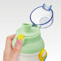 巧虎 兒童彈蓋直飲水壺 480ml Ag+ (米綠招手款)_1 巧虎 兒童彈蓋直飲水壺 480ml Ag+ (米綠招手款)_1