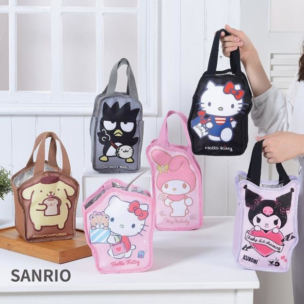 Sanrio 三麗鷗 造型保冷水壺袋 Kitty 美樂蒂 酷洛米 酷企鵝 Sanrio 三麗鷗 造型保冷水壺袋 Kitty 美樂蒂 酷洛米 酷企鵝