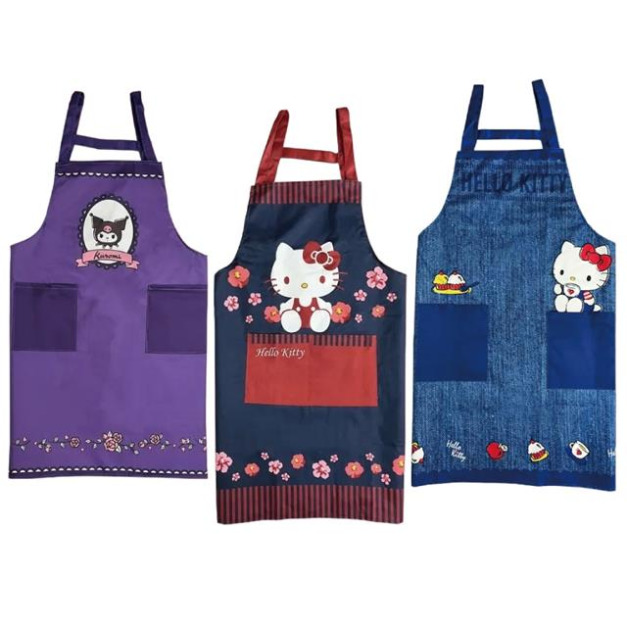 三麗鷗 成人綁帶式圍裙 (薄款) Kitty 酷洛米 三麗鷗 成人綁帶式圍裙 (薄款) Kitty 酷洛米