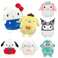 Sanrio 三麗鷗 絨布玩偶抱枕 (圓滾角色款) Kitty 美樂蒂 大耳狗 Sanrio 三麗鷗 絨布玩偶抱枕 (圓滾角色款) Kitty 美樂蒂 大耳狗