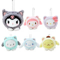 三麗鷗 絨毛玩偶吊飾 (要不要來我家看貓2.0) Kitty 酷洛米 大耳狗 三麗鷗 絨毛玩偶吊飾 (要不要來我家看貓2.0) Kitty 酷洛米 大耳狗