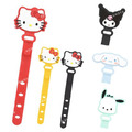 Sanrio 三麗鷗 矽膠造型集線束帶3入組 (大頭款) Kitty 酷洛米 帕恰狗 Sanrio 三麗鷗 矽膠造型集線束帶3入組 (大頭款) Kitty 酷洛米 帕恰狗