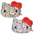 Sanrio 三麗鷗 Hello Kitty 造型大臉玩偶靠墊 (50週年 滿版花紋款) Sanrio 三麗鷗 Hello Kitty 造型大臉玩偶靠墊 (50週年 滿版花紋款)