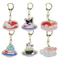 Sanrio 三麗鷗 金屬鑰匙圈 (壽司款) Kitty 美樂蒂 酷洛米 大耳狗 帕恰狗 Sanrio 三麗鷗 金屬鑰匙圈 (壽司款) Kitty 美樂蒂 酷洛米 大耳狗 帕恰狗