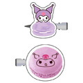Sanrio 三麗鷗 造型髮夾2入組 (馬卡龍款) Kitty 美樂蒂 酷洛米 布丁狗_9 Sanrio 三麗鷗 造型髮夾2入組 (馬卡龍款) Kitty 美樂蒂 酷洛米 布丁狗_9