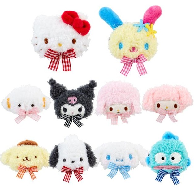 ⭐獨家特價 Sanrio 三麗鷗 絨毛造型髮夾 (大臉款) Kitty 酷洛米 piano 花小兔