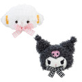 Sanrio 三麗鷗 絨毛造型髮夾 (大臉款) Kitty 酷洛米 piano 花小兔_2 Sanrio 三麗鷗 絨毛造型髮夾 (大臉款) Kitty 酷洛米 piano 花小兔_2