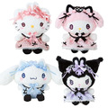 Sanrio 三麗鷗 絨毛玩偶娃娃 (緞帶風格) Kitty 美樂蒂 大耳狗 酷洛米 Sanrio 三麗鷗 絨毛玩偶娃娃 (緞帶風格) Kitty 美樂蒂 大耳狗 酷洛米