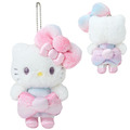 【限購】Sanrio 三麗鷗 Hello Kitty 絨毛玩偶吊飾 (50週年The Fashionable Ribbons)_1 【限購】Sanrio 三麗鷗 Hello Kitty 絨毛玩偶吊飾 (50週年The Fashionable Ribbons)_1
