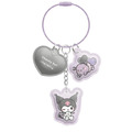 Sanrio 三麗鷗 皮質三連鑰匙圈 (眨眼款) Kitty 美樂蒂 酷洛米 大耳狗_2 Sanrio 三麗鷗 皮質三連鑰匙圈 (眨眼款) Kitty 美樂蒂 酷洛米 大耳狗_2