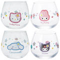 Sanrio 三麗鷗 無把玻璃杯 290ml (復古千鳥格) Sanrio 三麗鷗 無把玻璃杯 290ml (復古千鳥格)