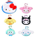 Sanrio 三麗鷗 絨毛造型零錢包吊飾 (大臉款) Kitty 美樂蒂 酷洛米 人魚漢頓 Sanrio 三麗鷗 絨毛造型零錢包吊飾 (大臉款) Kitty 美樂蒂 酷洛米 人魚漢頓