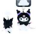 Sanrio 三麗鷗 絨毛玩偶手機扣環 (圓滾滾款) Kitty 布丁狗 大耳狗_5 Sanrio 三麗鷗 絨毛玩偶手機扣環 (圓滾滾款) Kitty 布丁狗 大耳狗_5