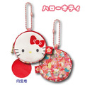 Sanrio 三麗鷗 圓形拉鍊零錢包吊飾 (和風款)_1 Sanrio 三麗鷗 圓形拉鍊零錢包吊飾 (和風款)_1