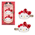 Sanrio 三麗鷗 樹脂造型水鑽髮夾2入組 (大頭款) Kitty 美樂蒂 酷洛米_1 Sanrio 三麗鷗 樹脂造型水鑽髮夾2入組 (大頭款) Kitty 美樂蒂 酷洛米_1