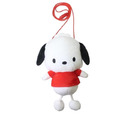 Sanrio 三麗鷗 絨毛細腿玩偶零錢斜背包 (經典款) 美樂蒂 大耳狗 布丁狗_2 Sanrio 三麗鷗 絨毛細腿玩偶零錢斜背包 (經典款) 美樂蒂 大耳狗 布丁狗_2