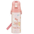 Skater Sanrio 三麗鷗 輕量直飲保冷不鏽鋼水壺附背帶 470ml SDC4 (粉蝴蝶結) Skater Sanrio 三麗鷗 輕量直飲保冷不鏽鋼水壺附背帶 470ml SDC4 (粉蝴蝶結)
