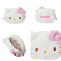 Sanrio 三麗鷗 絨毛造型化妝包 (和風圖案) Kitty 美樂蒂 大耳狗 酷洛米_1 Sanrio 三麗鷗 絨毛造型化妝包 (和風圖案) Kitty 美樂蒂 大耳狗 酷洛米_1