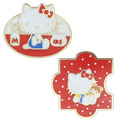 Sanrio 三麗鷗 Hello Kitty 造型合金徽章 (Kitty50週年經典)_1 Sanrio 三麗鷗 Hello Kitty 造型合金徽章 (Kitty50週年經典)_1
