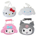 Sanrio 三麗鷗 玩偶造型斜背口袋夾包 (大臉款) Kitty 美樂蒂 酷洛米 大耳狗 Sanrio 三麗鷗 玩偶造型斜背口袋夾包 (大臉款) Kitty 美樂蒂 酷洛米 大耳狗