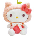 Sanrio 三麗鷗 絨毛玩偶娃娃 (水果頭套) Kitty 美樂蒂 大耳狗 布丁狗_1 Sanrio 三麗鷗 絨毛玩偶娃娃 (水果頭套) Kitty 美樂蒂 大耳狗 布丁狗_1
