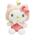 Sanrio 三麗鷗 絨毛玩偶吊飾 (水果頭套) Kitty 美樂蒂 大耳狗 布丁狗_1 Sanrio 三麗鷗 絨毛玩偶吊飾 (水果頭套) Kitty 美樂蒂 大耳狗 布丁狗_1