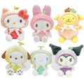 Sanrio 三麗鷗 絨毛玩偶娃娃 (水果頭套) Kitty 美樂蒂 大耳狗 布丁狗 Sanrio 三麗鷗 絨毛玩偶娃娃 (水果頭套) Kitty 美樂蒂 大耳狗 布丁狗