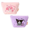 Sanrio 三麗鷗 短絨拉鍊化妝包 Kitty 美樂蒂 花丸 大耳狗_2 Sanrio 三麗鷗 短絨拉鍊化妝包 Kitty 美樂蒂 花丸 大耳狗_2