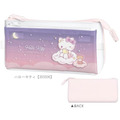 Sanrio 三麗鷗 皮質雙層拉鍊筆袋 (星空款) Kitty 酷洛米 大耳狗_3 Sanrio 三麗鷗 皮質雙層拉鍊筆袋 (星空款) Kitty 酷洛米 大耳狗_3