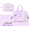 Sanrio 三麗鷗 尼龍折疊旅行袋 (抱水果款) Kitty 酷洛米 美樂蒂_4 Sanrio 三麗鷗 尼龍折疊旅行袋 (抱水果款) Kitty 酷洛米 美樂蒂_4